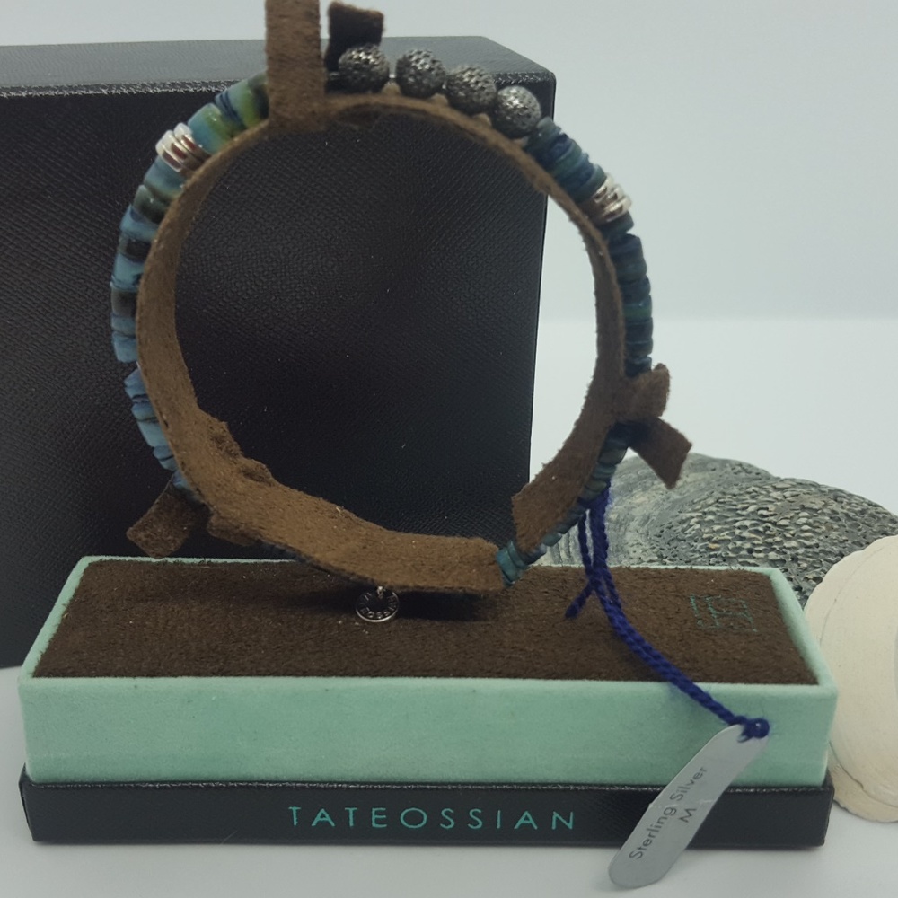 Tateossian Seychelles mesh silver bracelet NEW! - Picture 4 of 7